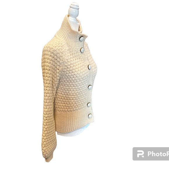 Coach Merino Wool Knit Cardigan Size S - Picture 5 of 7